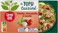 Tofu cuisiné Tomate, Mozzarella & Basilic