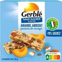 Barres Amande, abricot, graines de courge