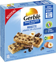 Barres noisette pépites de chocolat
