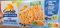 Sablé saveur orange pépites de chocolat