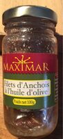 Filets d'anchois à l'huile d'olive
