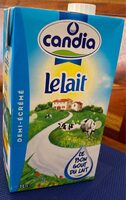Lait demi-ecreme brick 1L
