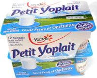 12 fromages frais nature Petit Yoplait, (3,8 % MG)