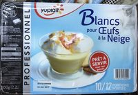 Blancs pour œufs à la neige