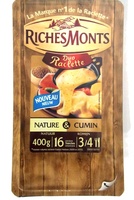 Duo Raclette (26% MG) Nature & Cumin - 400 g - RichesMonts