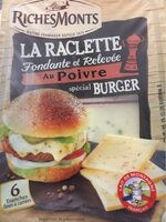 La Raclette - Fondante et relevée au poivre, Spécial burger