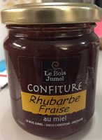 Confiture fraise rhubarbe