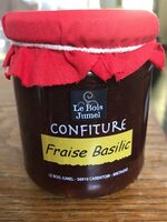 Confiture fraise basilic