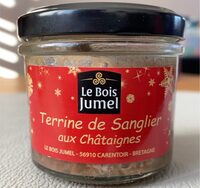 Terrine de sanglier aux châtaignes