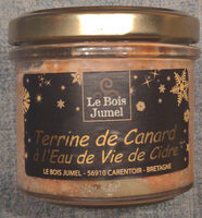 Terrine de canard à l'eau de vie de cidre