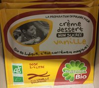 Creme dessert non sucrée