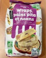 Préparation pour wrap pains pita et naans