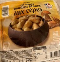 40 minis boudins blancs aux cèpes