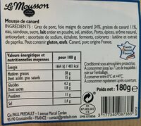 Mousse de canard