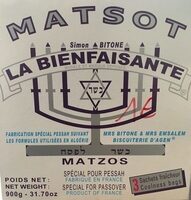 Matsot à L'eau - 900 g
