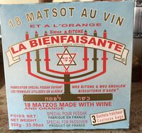 18 Matsot au vin