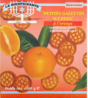 Psh yarden petite galette à l'orange 600g