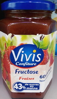 Confiture fructose fraise