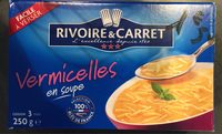 Vermicelles en soupe
