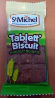 Tablett' de Biscuit Chocolat Noisette