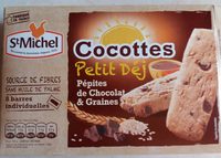Cocottes Petit Déj Barres chocolat & graines