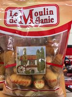 Madeleines aux oeufs frais