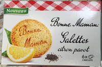 Galettes citron pavot