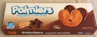 Palmiers nappés chocolat