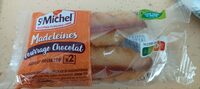Madeleines fourrage chocolat saveur noisette