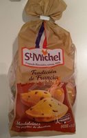 Madeleine con pepitas de chocolate