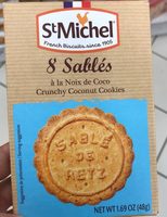 Sablés à la noix de coco