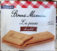 La pause - Biscuits fourrés au chocolat au lait
