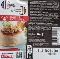 Bouchée hôtelière à garnir