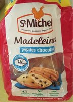 Madeleines pépites chocolat