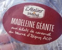 Madeleine géante aux éclats de caramel au beurre d'Isigny AOP