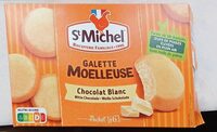 Galette moelleuse chocolat blanc