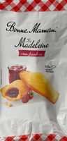 La madeleine cœur framboise