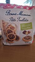 Biscuit feuilleté avec fourrage au chocolat