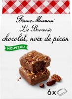 Le brownie chocolat, noix de pécan
