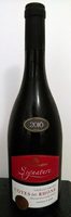 Verre vin Cellier  des dauphins signature