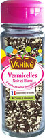 Vermicelles noir et blanc