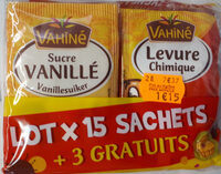 Sucre vanillé et levure chimique