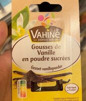 Gousses de vanille en poudre sucrées