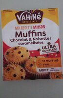 Muffins chocolat & noisettes caramélisées