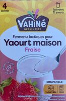 Ferments lactiques Yaourt maison fraise