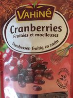 Cranberries Fruitées et moelleuses