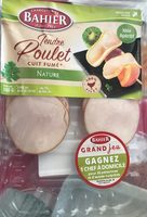 Filet de poulet cuit fumé nature Bahier