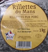 Rillettes Pur Porc