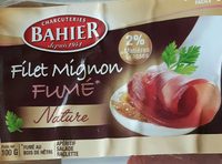 Filet mignon fumé nature