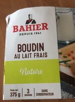 Boudin au lait frais